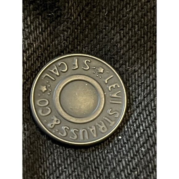 🔥 LEVI’S Black Sherpa Denim Trucker Jacket Duvall Chore 16365-0054 Sz XXL 🔥 - Picture 6 of 12